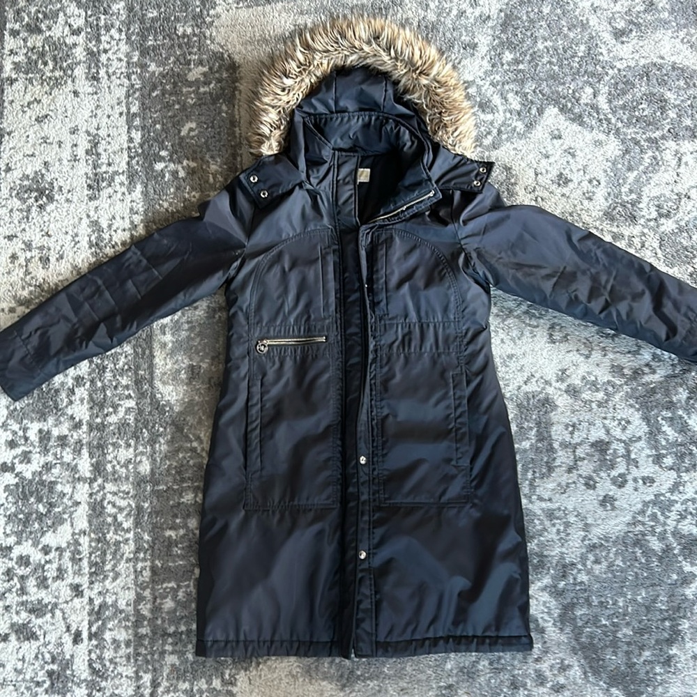 Michael Kors Long Coat with Removable Hood